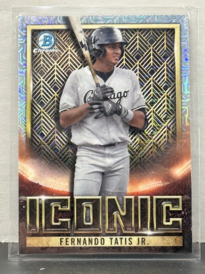 Fernando Tatis Jr. 2023 Bowman Chrome Mega Iconic Mojo Refractor Insert #BI-3