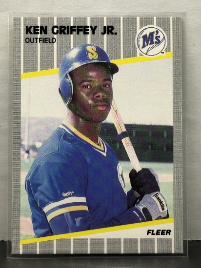 Ken Griffey Jr. 1989 Fleer Rookie RC #548