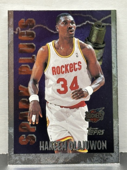 Hakeem Olajuwon 1996 Topps Spark Plugs Insert #SP7
