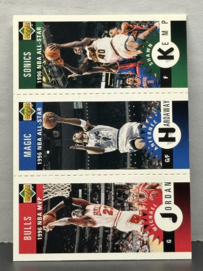 Michael Jordan Penny Hardaway Shawm Kemp 1996 Upper Deck Mini #M11 #M60 #M78
