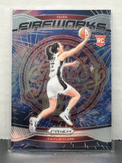 Caitlin Clark 2024 Panini Prizm Fireworks Rookie RC Insert #13