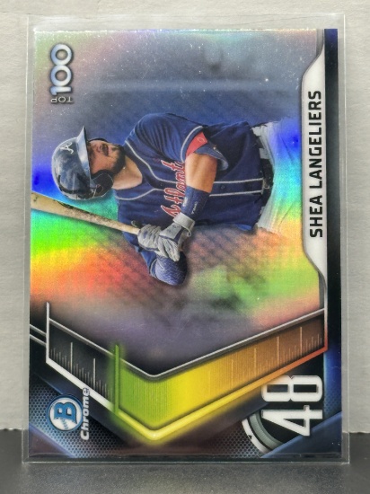 Shea Langeliers 2022 Bowman Chrome Top 100 Refractor Insert #BTP-48