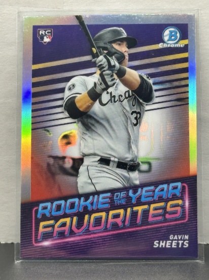 Gavin Sheets 2022 Bowman Chrome Rookie of the Year Favorites Refractor RC Insert #ROYF-10