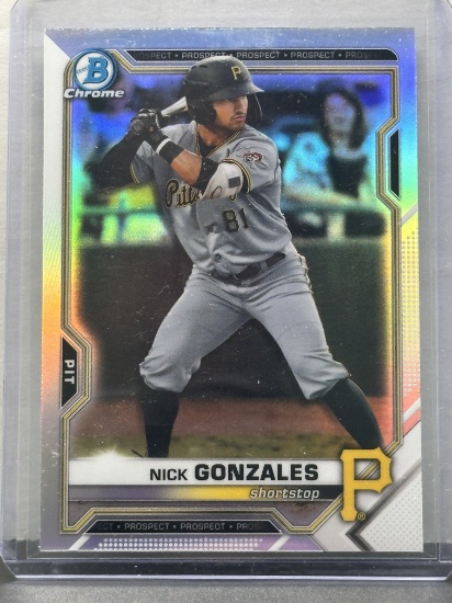 Nick Gonzales 2021 Bowman Chrome Refractor #BDC-16