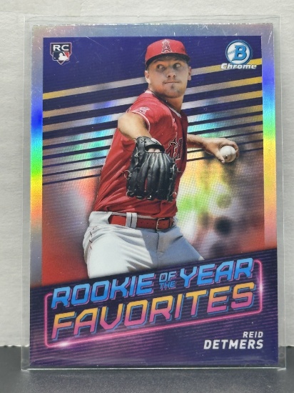 Reid Detmers 2022 Bowman Chrome Rookie of the Year Favorites Refractor RC Insert #ROYF-14