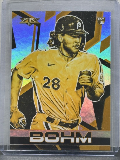 Alec Bohm 2021 Topps Fire Gold Minted Rookie RC Parallel #73