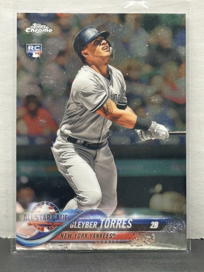 Gleyber Torres 2018 Topps Chrome All Star Game Rookie RC #HMT80