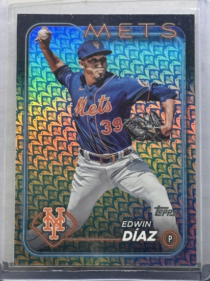 Edwin Diaz 2024 Topps Holiday Foil #120