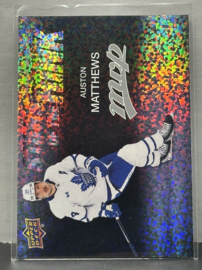 Auston Matthews 2023-24 Upper Deck MVP Stars of the Rink Insert #SS-9