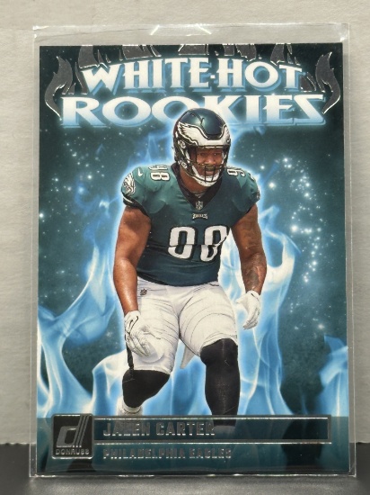 Jalen Carter 2023 Panini Donruss White Hot Rookies RC Insert #WHRâ€“3