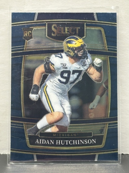 Aidan Hutchinson 2022 Panini Select Draft Picks Rookie RC #33