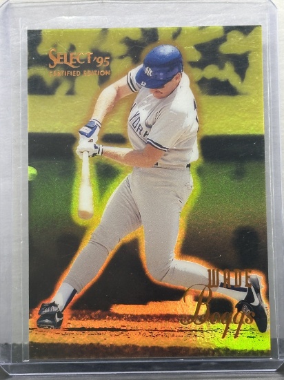 Wade Boggs 1005 Select Certified Mirror Gold Parallel #30