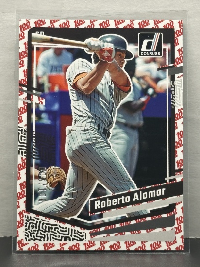 Roberto Alomar 2023 Panini Donruss 100 (#6/100) Border Parallel #151