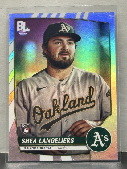 Shea Langeliers 2023 Topps Big League Foil Rookie RC Parallel #212
