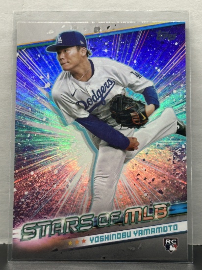 Yoshinobu Yamamoto 2024 Topps Stars of MLB Rookie RC Insert #SMLB-57