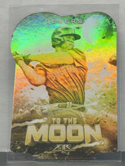Rafael Devers 2022 Topps Fire To the Moon Gold Minted Die Cut Insert Parallel #TTM-20