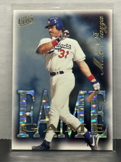 Mike Piazza 1997 Fleer Ultra Fame Game Insert #5