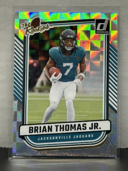 Brian Thomas Jr. 2024 Panini Donruss The Rookies RC Insert #TR-8