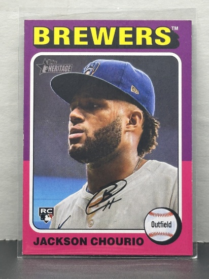 Jackson Chourio 2024 Topps Heritage High Series Rookie RC #632