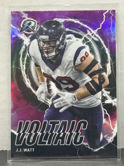 JJ Watt 2024 Topps Composite Resurgence Voltaic Pink Refractor Insert #RV-18