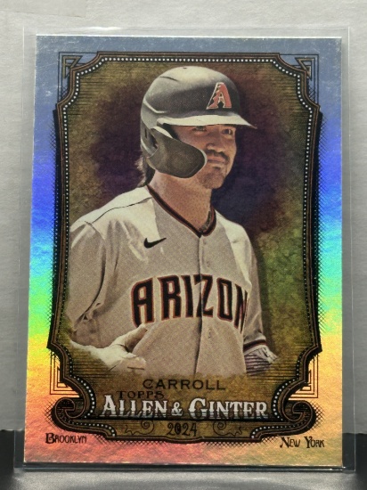 Corbin Carroll 2024 Topps Allen and Ginter Foil Parallel #87