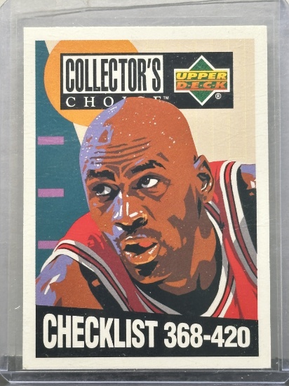 Michael Jordan 1994 Upper Deck Collector's Choice Checklist #420
