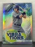 Trey Sweeney 2022 Bowman Chrome Virtuosic Vibrations Refractor Insert #VV-3