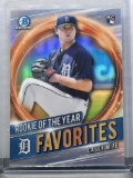 Casey Mize 2021 Bowman Chrome Rookie of the Year Favorites Refractor RC Insert #RRY-CM