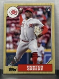 Hunter Greene 2022 Topps 1987 Design Rookie RC Insert #87TBU-2