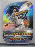 Pete Alonso 2023 Topps Chrome Cosmic Launched Into Orbit Refractor Die Cut Insert #LIO-10