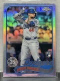 Andy Pages 2024 Topps Chrome 1989 Design Refractor Rookie RC Insert #89CU-8
