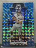 Eli Manning 2023 PAnini Mosaic Blue Reactive Prizm #179