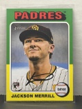 Jackson Merrill 2024 Topps Heritage High Series Rookie RC #689