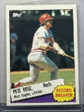 Pete Rose 1985 Topps Record Breaker #6
