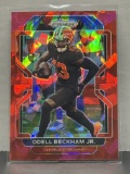 Odell Beckham Jr. 2021 Panini Prizm Red Cracked Ice Prizm #261