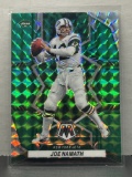 Joe Namath 2022 Panini Mosaic Green Mosaic Prizm #205