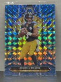 Russell Wilson 2024 Panini Mosaic Blue Reactive Mosaic Prizm #183