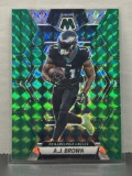 AJ Brown 2023 Panini Mosaic Green Mosaic Prizm 193