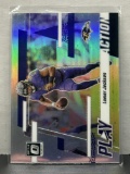 Lamar Jackson 2023 Panini Donruss Optic Play Action Silver Prizm Insert #5