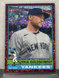 Paul Goldschmidt 2025 Topps Heritage Burgandy Sparkle Refractor #382