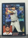 Michael Chavis 2019 Topps Chrome 1984 Design Black Mojo (#199/199) Refractor Rookie RC Insert #T84U-