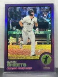 Gavin Sheets 2022 Topps Heritage Chrome Purple Refractor Rookie RC #181