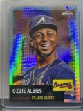 Ozzie Albies 2022 Topps Chrome Platinum Prism Refractor #223