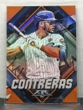 Willson Contreras 2022 Topps Fire Orange (#225/299) Foil #58