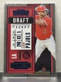 Albert Pujols 2020 Panini Contenders Blue (#148/149) Foil Draft #95
