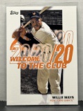 Willie Mays 2023 Topps Welcome the the Club Insert #WC-23