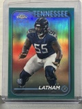 JC Latham 2024 Topps Chrome Aqua (#36/250) Refractor #270