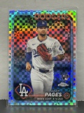 Andy Pages 2024 Topps Chrome Rookie Debut X-Fractor Refractor RC #USC186