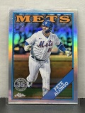 Pete Alonso 2023 Topps Chrome 1988 Design Refractor Insert #88BC-6