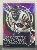 JJ Watt 2024 Topps Composite Resurgence Voltaic Pink Refractor Insert #RV-18